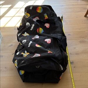 Giant Black Kids Camp Duffel Bag
